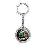 Mad Scientist with Beakers Brain Chrome Plated