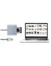 Xqd Card Reader, amalink aleación de aluminio de alta velocidad Lexar lector de tarjeta carmera XQD de Dock USB 3.0