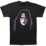 Kiss Ace Frehley Face Paint Print Men's Classic Cotton Shirt