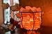 HemingWeigh Himalayan Salt Chip Lamp in Metal Basket Bowl 8x7.15” Electric Wire and Bulb Included