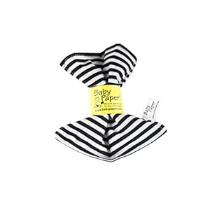 Original Baby Paper – Crinkle Teether and Sensory Toy for Babies and Infants | Black and White Stripes | Non-Toxic…