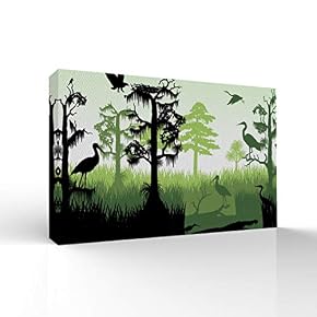 Quiet Tropical Forest Home Artwork for Living Room Bedroom