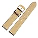 WOCCI Watch Band - Vintage Leather Watch Strap with Gold Buckle, Choice of Color and Width (14mm,18mm,19mm,20mm,21mm or 22mm)