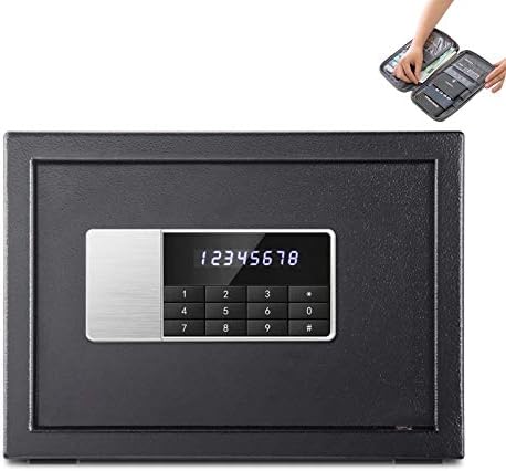 小型 ミニ 金庫 贈答 家庭用 電子金庫ダイヤル式 鍵付き アラーム付き 16l 家庭用金庫 ショッピングモールでも利用で 良質鋼隠し金庫 事務所 タッチスクリーンダイヤル式 家庭 ブラック コンパクトな 店舗
