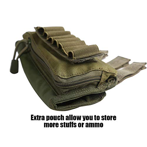 Arctogear Buttstock Ammo Holder Pouch Tactical Shell Holder for Shotgun Rifle Cheek Rest Pouch