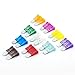 Yosoo 100 pcs Assorted Auto Car Trunk Standard Blade Fuse 2,3,5,7.5,10,15,20,25,30 35 Amp Car Boat Truck SUV Automotive Replacement Fuses Auto Holder Fuse Kit Car Accessories