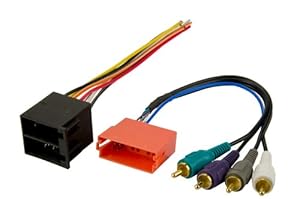 Amazon.com: Stereo Wire Harness Audi A4 (w/ Symphony radio ... 2000 saturn radio wire harness color coded cable 