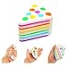 Joykith Stress Reliever Rainbow Cake Squishies Scented Jumbo Super Slow Rising Squishies Kids Toy Easter gifts