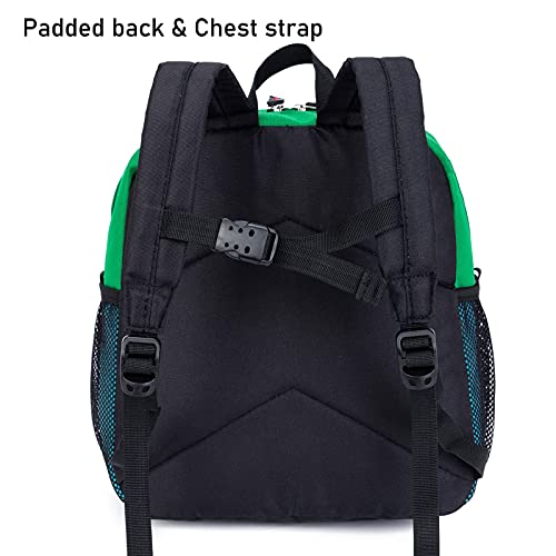 HawLander Preschool Kids Backpack, 12 inch Toddler Backpacks for Boys