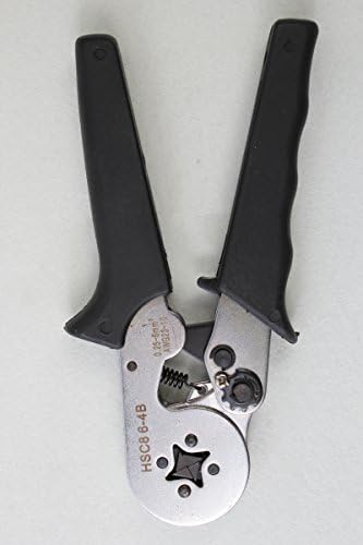 Taume Portable Professtional AWG24-10 Self Adjusting Ratcheting Square Ferrule Crimper Hand Crimping Plier Crimp Tool 0.08-6.0mm2