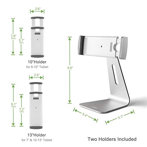 viozon iPad Pro Stand, Tablet Stands 360° Rotatable Aluminum Alloy