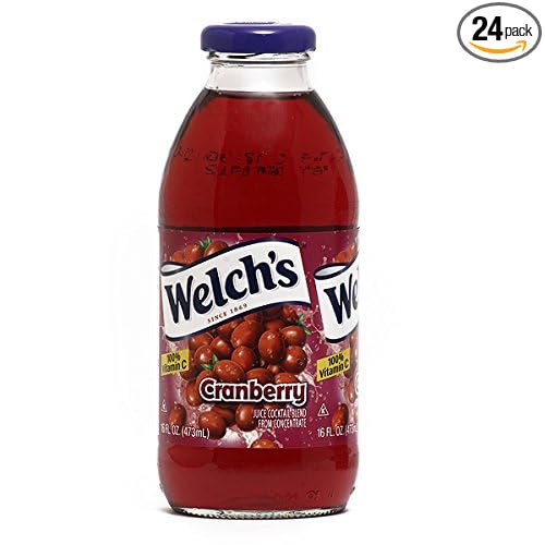 Welch's cranberry cocktail glass 16oz (041800429004)