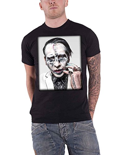 Marilyn Manson T Shirt Heaven Upside Down Tour Winter 2017 Official Mens Black