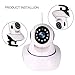 WiFi IP Security Camera,Wireless Baby Monitor,Pet Camera w/ 2 Way Audio Talkback Pan Tilt Night Version Motion Detection,720P HD Video ONVIF P2P Webcam for Indoor Home Office,w/ Smart Phone and PC APP