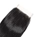 Lace Closure Straight Closure Human Hair Lace Closure Brazilian 12A Unprocessed Straight Hair 4x4 HD Lace Closure Free Part Natural Black Color(14
