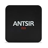 ANTSIR 4K Android Media Box Version Amlogic S905 Kodi 17 Quad Core Cortex A53 Full Loaded Android 5.1 Lollipop OS 2G/16G Google Streaming Media Players with WiFi and Dual USB Port