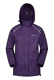 Mountain Warehouse Pakka Womens Rain Proof Waterproof Jacket Purple 12