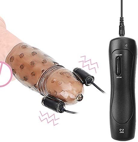 YUHAX TShirt Male Vibreurs Male T-ràiner with 2 Caps D-élày Lasting T-ràiner Manuel Homme Sexxxvy Toy for Men,Baattery Type