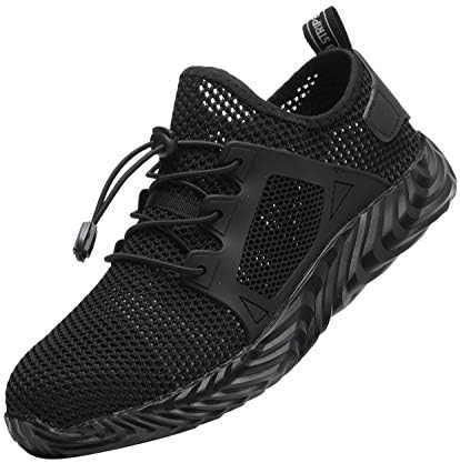 Getch Work Shoes Men Women Steel Toe Shoes Work Safety Shoes Breathable Industrial Construction Outdoor Puncture Proof Shoes