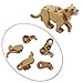 Nexxxi 4 Different Crocodile Toy Models and 4 Different Leopard Toy Models Tigers Figurines For Kids