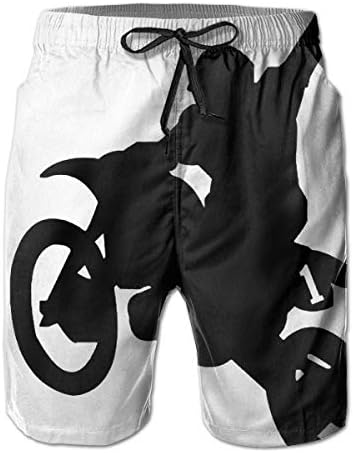 水着 メンズ サーフパンツ 海水パンツ ボードショーツ 海パン オートバイ 人 ビーチパンツ スイムショーツ 速乾 おしゃれ人気 通気 旅行 普段着スイムウェア メッシュインナー 水陸両用 ボーダー ビーチ 開店記念セール 短パン