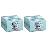 Kirk's Original Coco Castile Bar Soap Fragrance Free 4 Ounces (12 Pack)