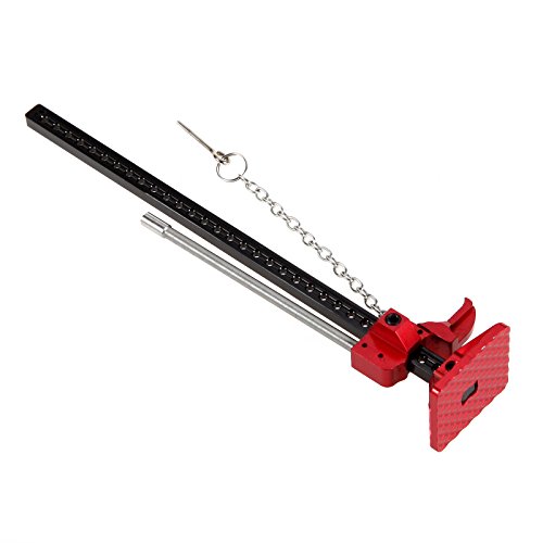 LAFEINA Metal Slideable Lifting Jack Tool for 1/10 RC Rock Crawler Axial SCX10 Tamiya CC01 RC4WD D90 D110 TF2 RC Truck Car Parts - Thumbnail 4