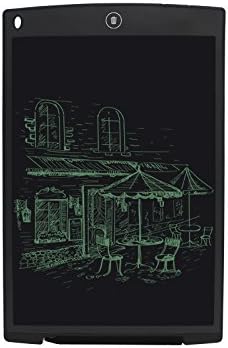 LCD Writing Tablet Zmsj 12 inch E-Writer Handwriting Pads Portable Tablet Board ,Kids and Business Plan Pad Portable Tablet Board (12inch, Black)