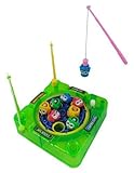 Pocket Travel Wind Up Magnetic Fishing Game (Assorted colors)