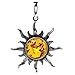 Ian and Valeri Co. Amber Sterling Silver Sun large Pendant