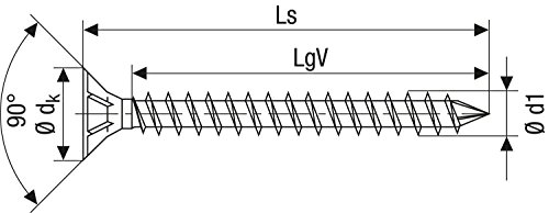 SPAX Holzbauschraube, 10,0 x 240 mm, 50 Stück, T-STAR plus, Senkkopf mit Fräsrippen, Vollgewinde, CUT-Spitze, WIROX A3J… – Bild 4
