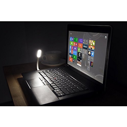JKLcom USB LED Light (5 Pack) Mini Flexible Adjustable Portable Lamp for Night Book Reading, Night Light, Night Work, Light Lamp