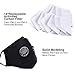 ANALAN Dust Masks Reusable Washable Mask Air Masks for Dust Smoke Pollen with Mask Filters
