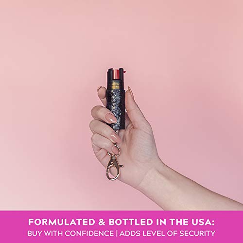Pepper Spray Maximum Strength Self Defense Keychain for Women, 12Foot