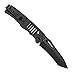 SOG Specialty Knives & Tools TG1002-BX Targa, 3.5-Inch Striaght Edge Tanto Blade, Arc-Lock Folding Knife, Black TiNi Finish
