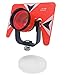 XGeology All-Metal Single Tilt Prism Set Fits All 0/-30mm Offset Total Stations Surveying With Case Soft Bag