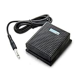 HQRP Sustain Pedal Foot Switch Style for Casio WK-240 / WK240 / WK-245 / WK245 / WK-7600 / WK7600 Keyboard Footswitch, Damper Pedal + HQRP Coaster