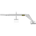 VEVOR Dent Pull Lever Bar, 6 Claw Hook Dent Puller, Single Leg Lifter Portable Dent Pull Bar Aluminum Alloy for Car Dent Repairing