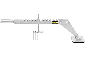 Bestauto Dent Pull Lever Bar 6 Claw Hook Dent Puller Single Leg Lifter Portable Dent Pull Bar Aluminum Alloy for Car Dent Repairing