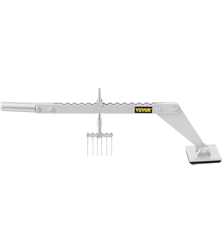 VEVOR Dent Pull Lever Bar Kit - 33.4 Inch Aluminum Dent Remover With 6 Claw Hooks