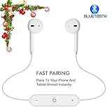 Wireless Earphones,JODDY V4.1 Wireless Headphones/ Earbuds/Earpods 30ft Wireless MIC Sports Sweatproof Stereo Earphones Noise Cancelling Headsets for iphone 6s 6P 5s SE 5C iPad iPod 7 8 7s