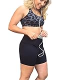 Sport-It Womens Workout Running Cycling Yoga Gym Shorts with Pockets for Phone, 3