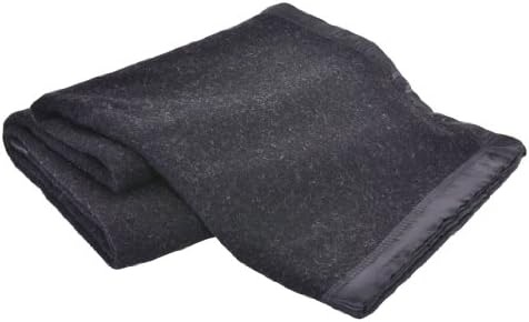 Creswick Luxurious All-Natural 100-Percent Australian Merino Wool Oversized Blanket, Full/Queen, Charcoal