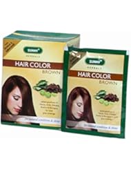 HERBAL HAIR COLOR DARK BROWN- Pack of 12
