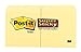 Post-it® Mini Super Sticky Notes 1 7/8 in x 1 7/8 in Canary Yellow 8 Pads/Pack 90 SheetsPad