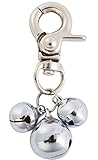 EXPAWLORER Dog Triple Bell Pendant Charm Pet