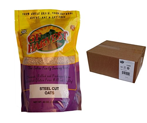 Gf harvest gluten free steel cut oats, 40 ounce (pack o…