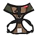 Puppia Soft Dog Harness No Choke Over-The-Head Triple Layered Breathable Mesh Adjustable Chest Belt and Quick-Release Buckle, Camouflage, Medium
