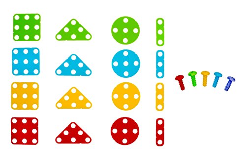 Drill & Design Creative Play Educational Toy With Real Toy Drill - Mosaic Design Building Toys Tool Kit