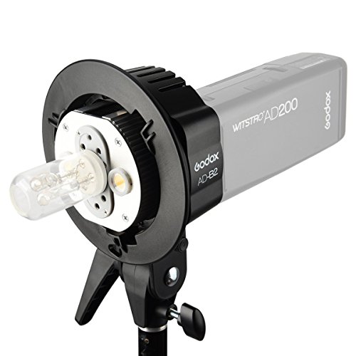 image for Godox AD-B2 Dual Power Twin Head Bowens Mount to Install 2 Godox AD200